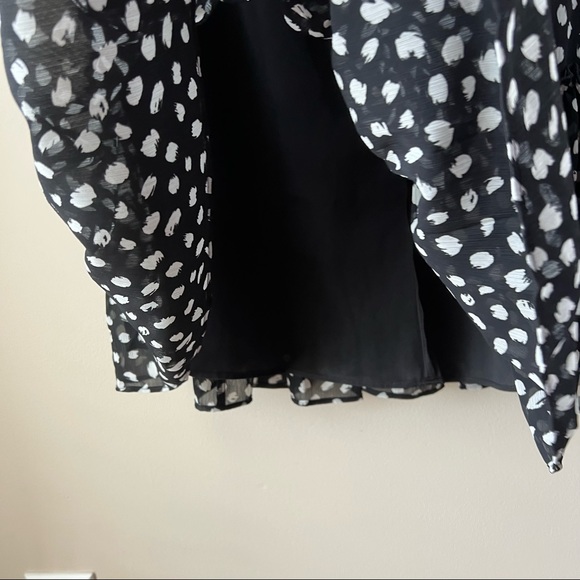 J.Crew Factory Crinkle V Neck Midi Dress XXS size 2 - Picture 6 of 11